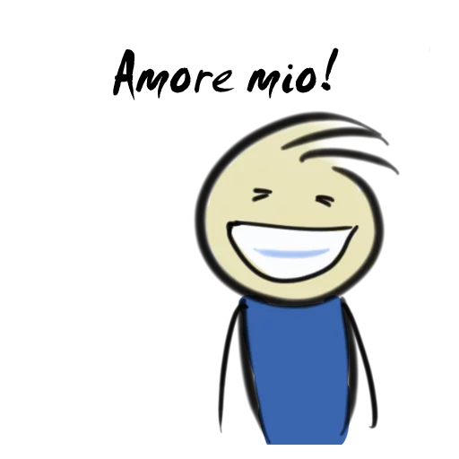 😁 Стикер «Qonshu - Italian» для Telegram