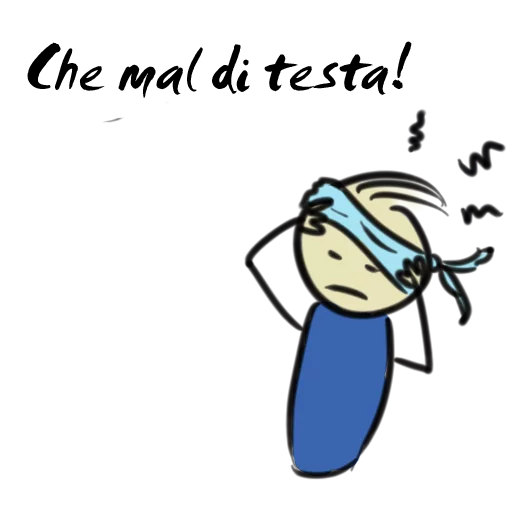 😨 Стикер «Qonshu - Italian» для Telegram