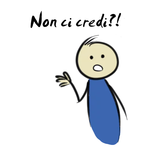 😧 Стикер «Qonshu - Italian» для Telegram