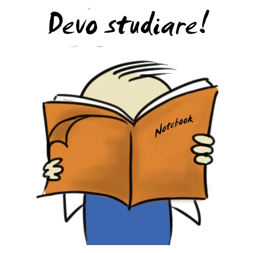 📚 Стикер «Qonshu - Italian» для Telegram