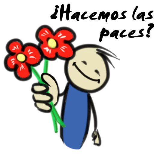 🌺 Стикер «Qonshu-Español» для Telegram
