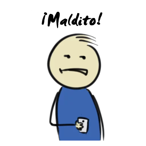 😒 Стикер «Qonshu-Español» для Telegram