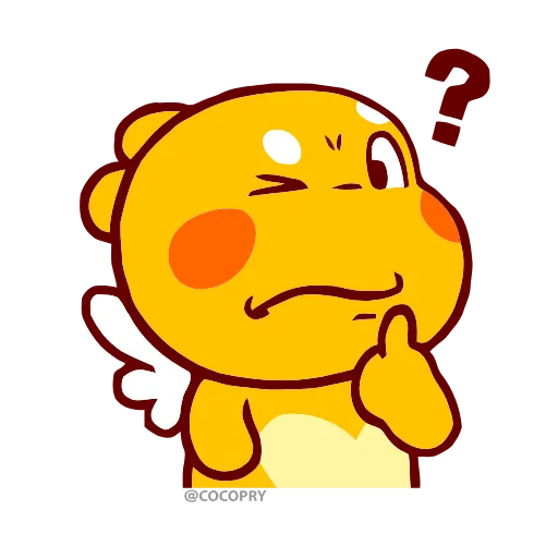 🤔 Стикер «Qoo Bee Agapi» для Telegram