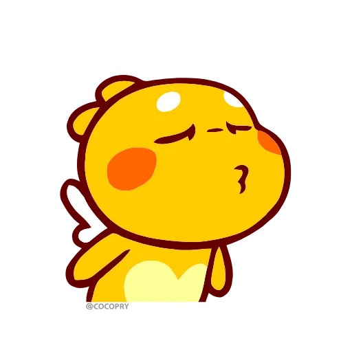 😘 Стикер «Qoo Bee Agapi» для Telegram