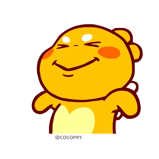 😝 Стикер «Qoo Bee Agapi» для Telegram