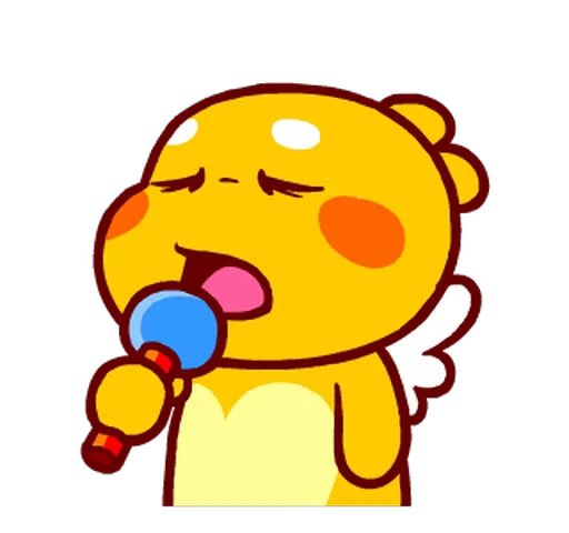 🎤 Стикер «QooBee» для Telegram