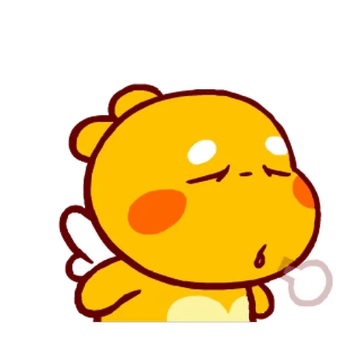 😮‍💨 Стикер «QooBee» для Telegram