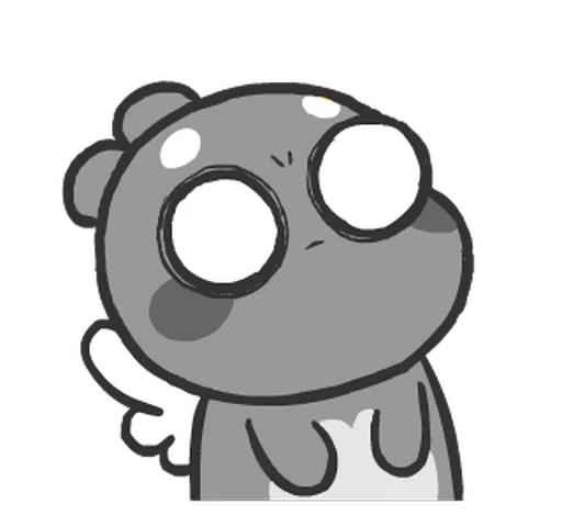 😱 Стикер «QooBee» для Telegram