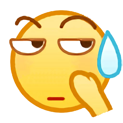 😓 Стикер «QQ emojis» для Telegram