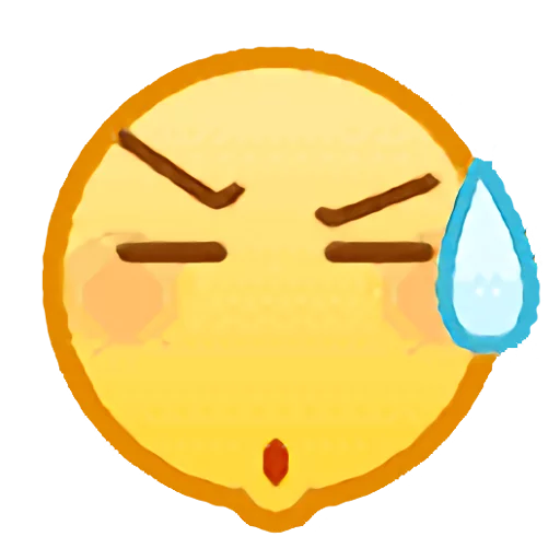 😰 Стикер «QQ emojis» для Telegram
