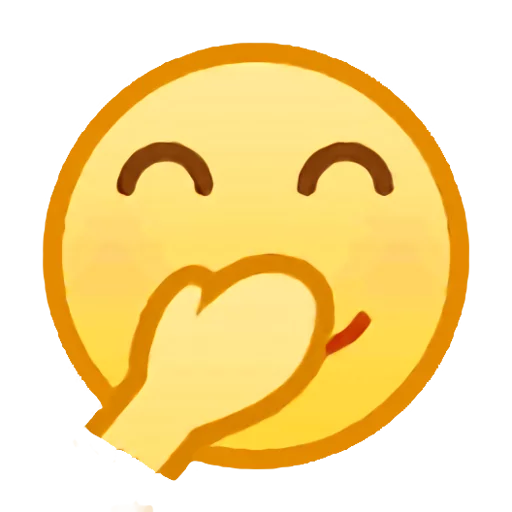 🤭 Стикер «QQ emojis» для Telegram