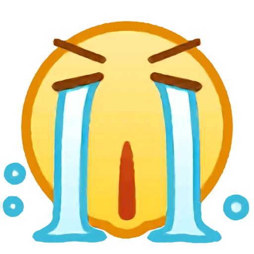 😭 Стикер «QQ emojis» для Telegram