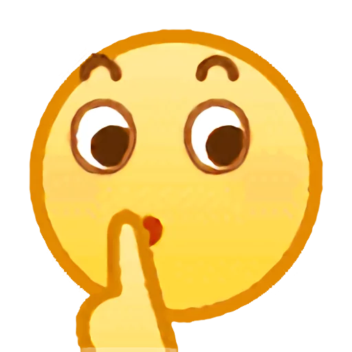 🤫 Стикер «QQ emojis» для Telegram