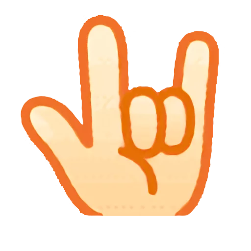 🤘 Стикер «QQ emojis» для Telegram