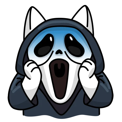 🎃 Стикер «QR-cat» для Telegram