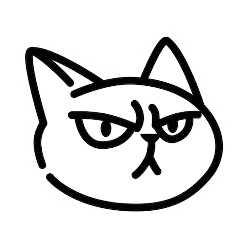Стикерпак QR-cat для Telegram