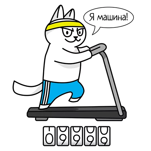 🏋️ Стикер «QR-cat» для Telegram