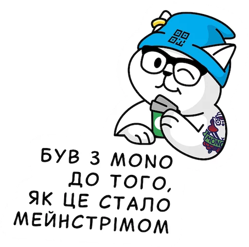 👨‍🌾 Стикер «QR-cat» для Telegram