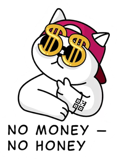 💵 Стикер «QR-cat» для Telegram