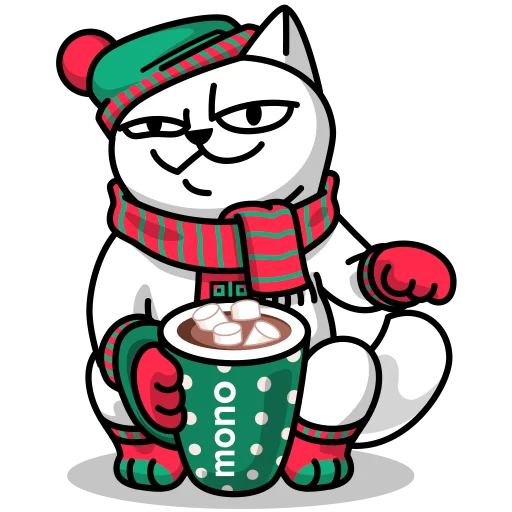 ☕️ Стикер «QR-cat» для Telegram