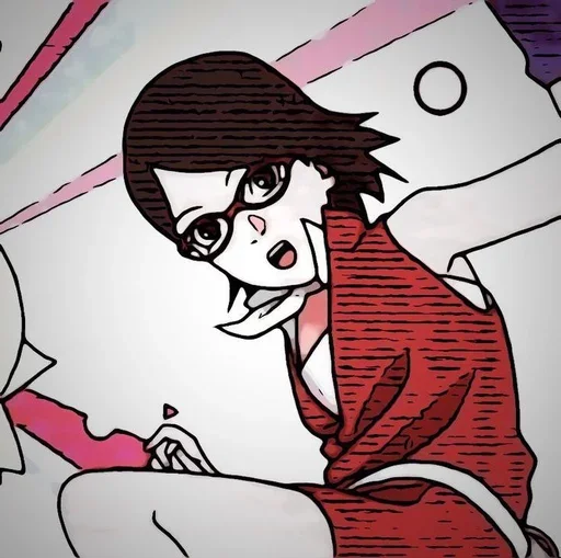 🧁 Стикер «Sarada Uchiha» для Telegram