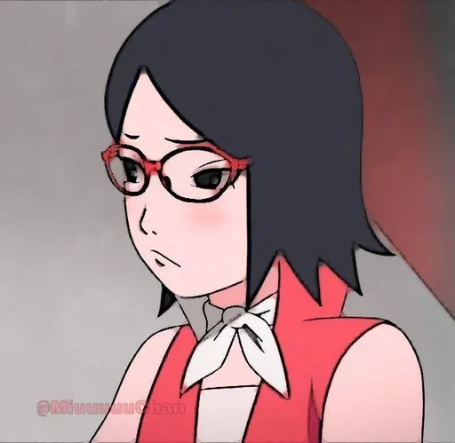 🧁 Стикер «Sarada Uchiha» для Telegram