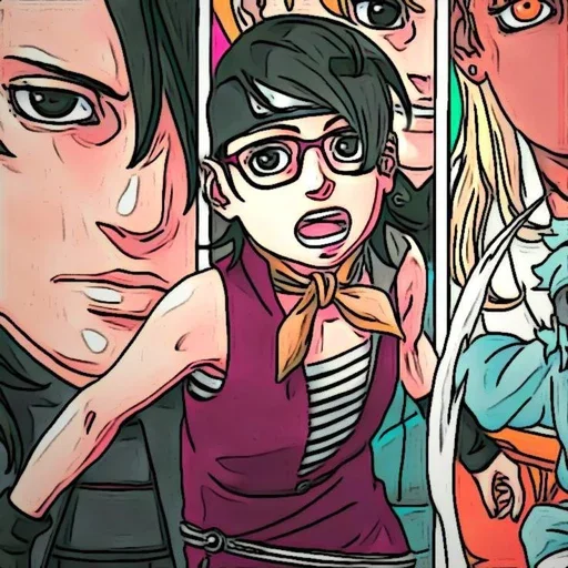 🧁 Стикер «Sarada Uchiha» для Telegram
