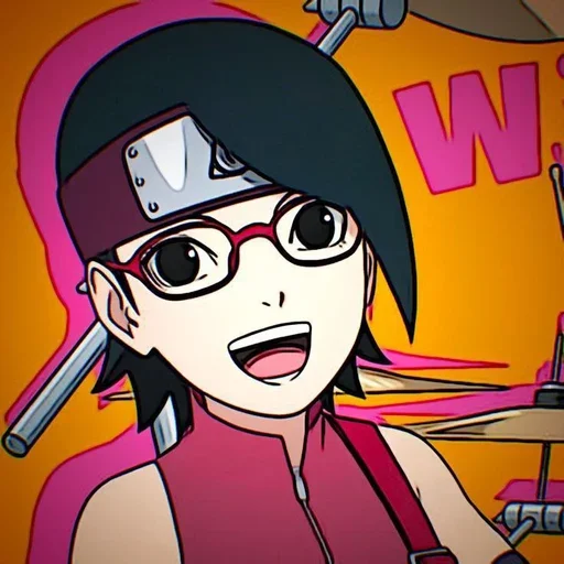 🍓 Стикер «Sarada Uchiha» для Telegram