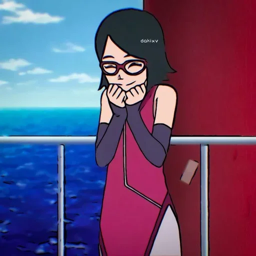 🧁 Стикер «Sarada Uchiha» для Telegram