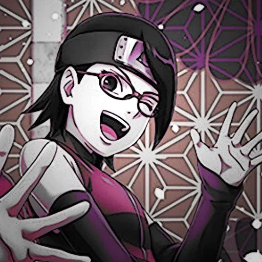 🧁 Стикер «Sarada Uchiha» для Telegram
