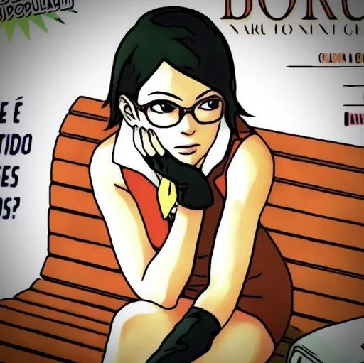 🍓 Стикер «Sarada Uchiha» для Telegram