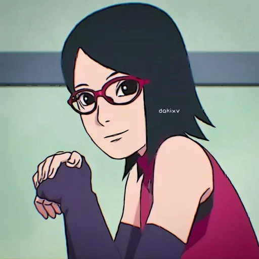 🍓 Стикер «Sarada Uchiha» для Telegram