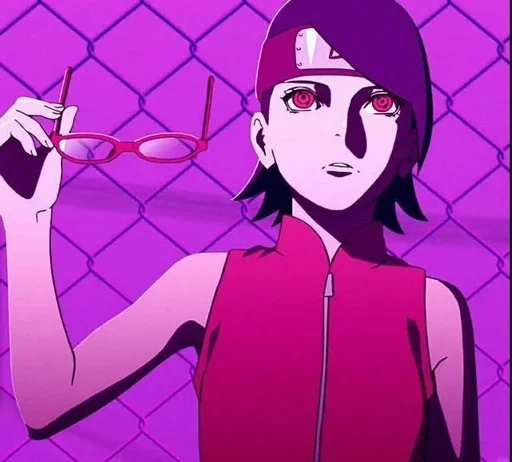 🍓 Стикер «Sarada Uchiha» для Telegram