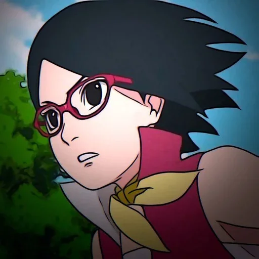 🍓 Стикер «Sarada Uchiha» для Telegram