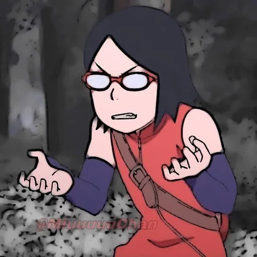 🧁 Стикер «Sarada Uchiha» для Telegram