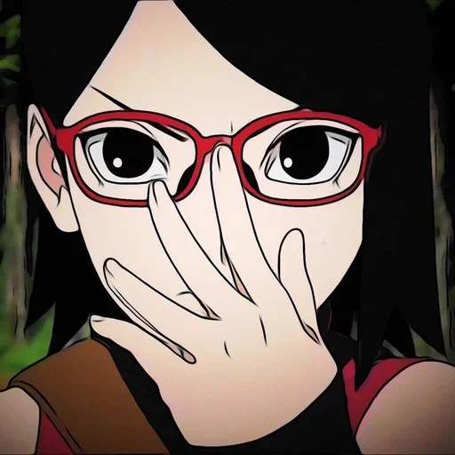 🍓 Стикер «Sarada Uchiha» для Telegram