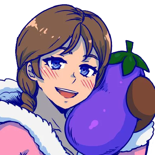 🍆 Стикер «qt stickers» для Telegram