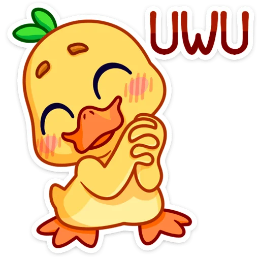 ☺️ Стикер «Утёнок Кряк» для Telegram