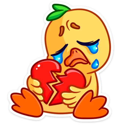 💔 Стикер «Утёнок Кряк» для Telegram