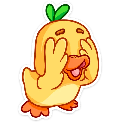 🙈 Стикер «Утёнок Кряк» для Telegram