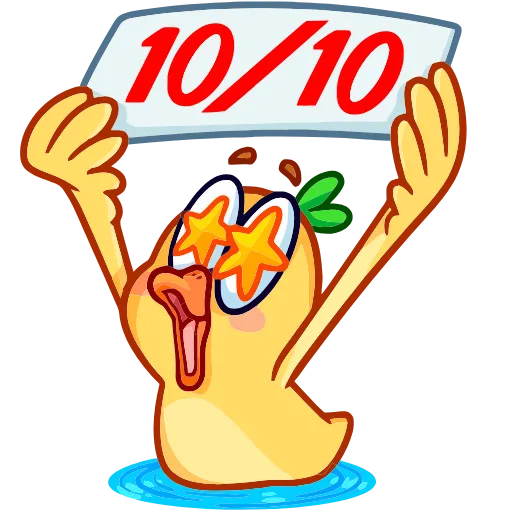 🤩 Эмодзи «Утёнок Кряк» для Telegram