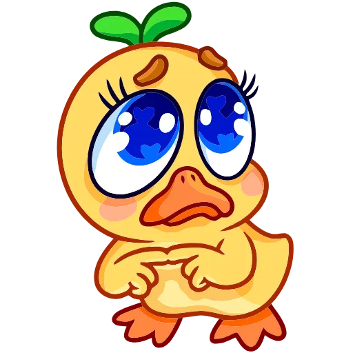 🥺 Эмодзи «Утёнок Кряк» для Telegram