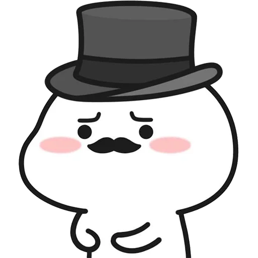 🎩 Стикер «Quby» для Telegram