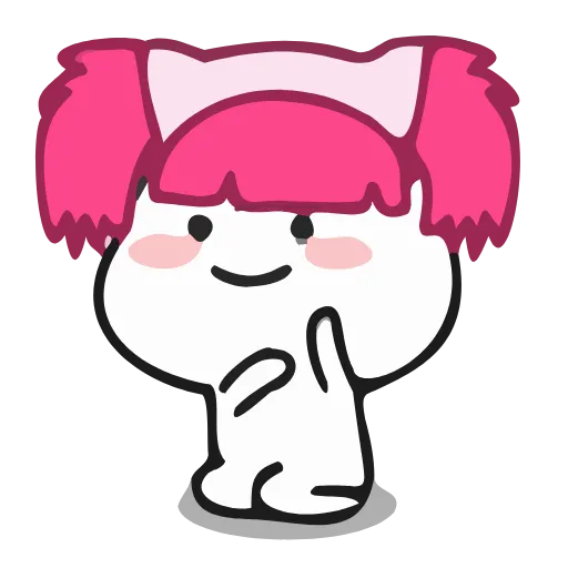 🙂 Стикер «Quby Кьюби» для Telegram