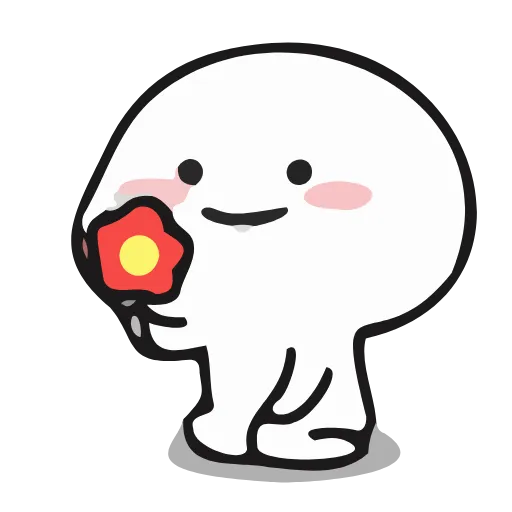 🌺 Стикер «Quby Кьюби» для Telegram