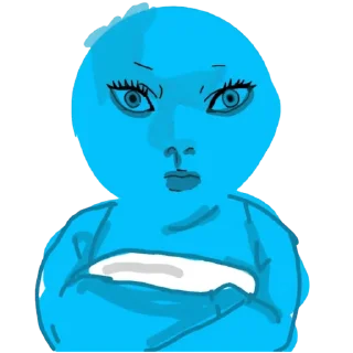 Стикер 8 Queen Never Cry