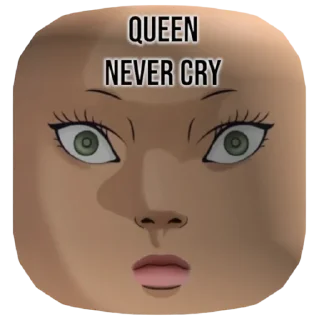 Стикер 7 Queen Never Cry