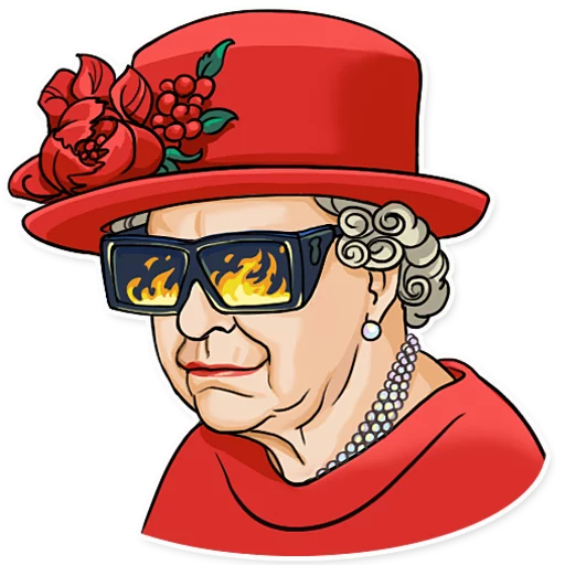😈 Стикер «The Queen» для Telegram