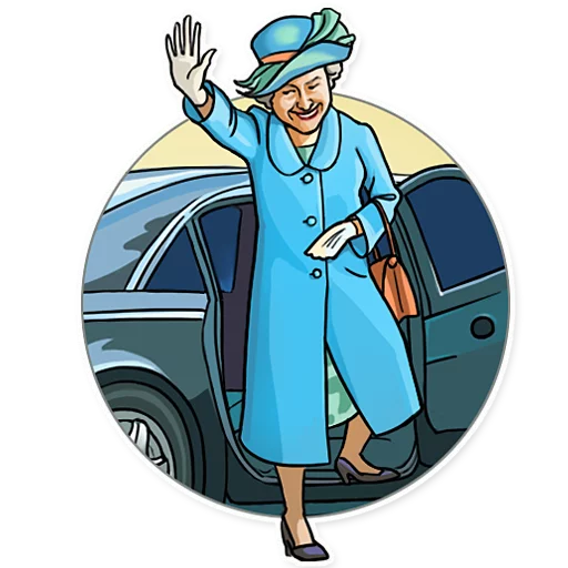 ✋ Стикер «The Queen» для Telegram