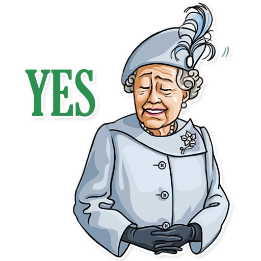 😌 Стикер «The Queen» для Telegram